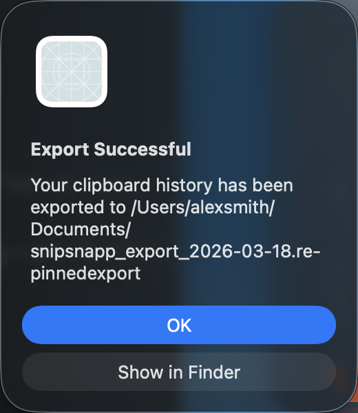 Export success